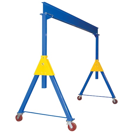 Vestil Knock-Down Adj Steel Gantry, 10K, 15x10 AHSN-10-15-10